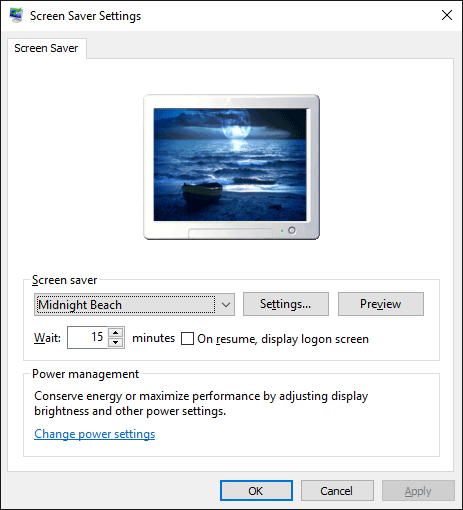 how to install screensavers on windows 10