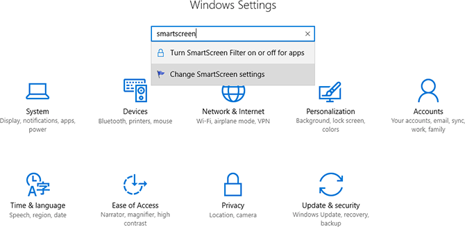 windows smartscreen windows 10