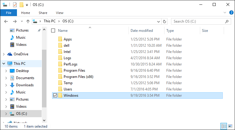 windows 10 scr files