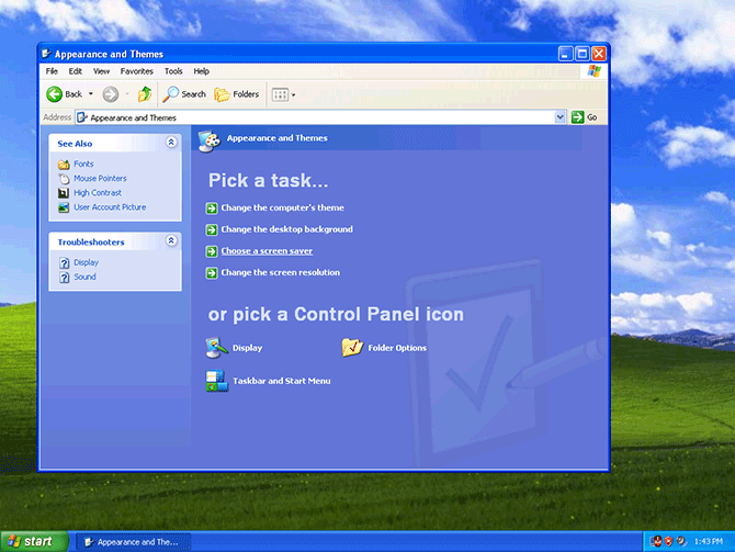 windows xp desktop screenshot