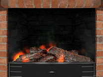 3d cozy fireplace screensaver