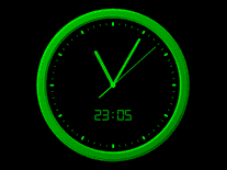 clock screensaver windows 7