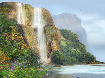 Screenshot of Bay Near the Waterfall