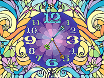 Screenshot of Blossom Clock