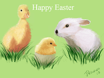 Screenshot of Easter Artwork