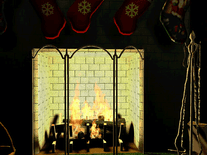 3d cozy fireplace screensaver