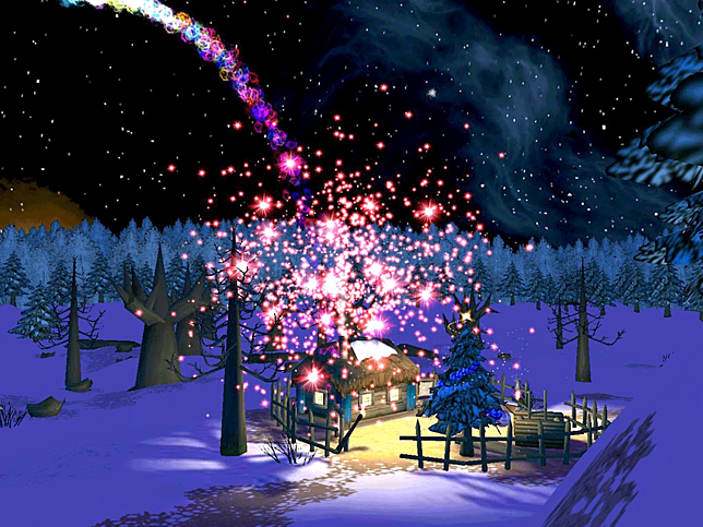 Christmas Night 3D Screensaver for Windows - Screensavers Planet