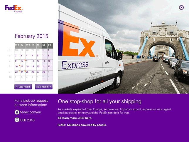 FedEx Calendar 2015 Screensaver for Windows Mac Screensavers Planet
