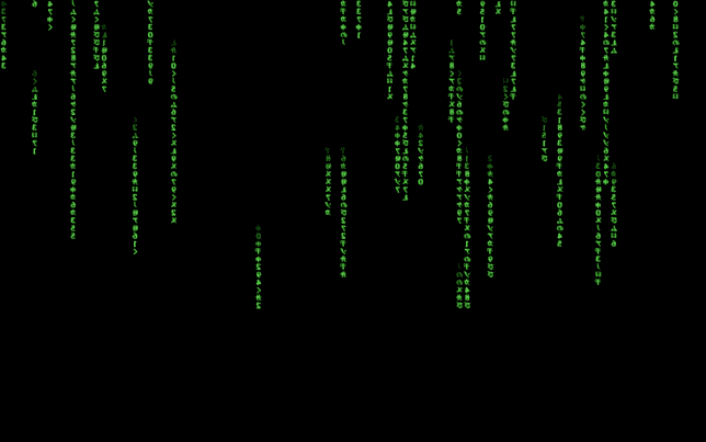 matrix screensaver scr