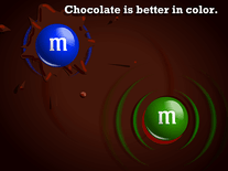 Screenshot of M&M's Chocolate River