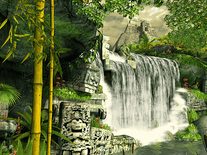 Screenshot of Mayan Waterfall 3D