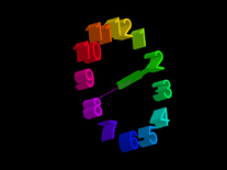 Small screenshot 1 of Rainbow Clock