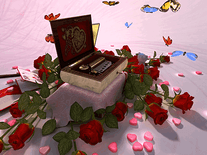 Screenshot of Valentine Music Box 3D
