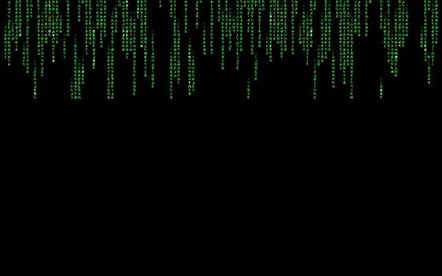 The Matrix effect (digital rain) 🤓