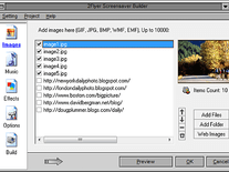 Small screenshot 1 of 2Flyer Screensaver Builder